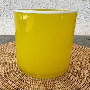 ONE - LAFCO hand‎ blown empty candle glass assorted colors EUC